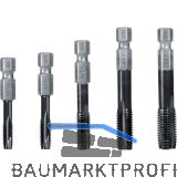 FEIN Gewindebohrer-Set Vario 5-teilig M8-M16 HSS 64 HRC Titan-Aluminium-Nitrid