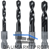 FEIN Spiralbohrer-Set Vario HSS 64 HRC TiAlN 6-kant Schaft � 6,8-12 mm M8-M14