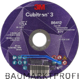 3M Trennscheibe Cubitron3 gerade Form 125 x 1,0 x 22,23 mm Inox/Stahl