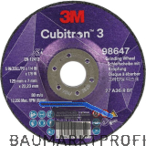 3M Schruppscheibe Cubitron3 125 x 7 x 22,23 mm Inox/Stahl