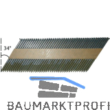 ALSAFIX Ringnut Nagelstreifen Papiergebunden 2,8 x 75 mm 34� (2200 St�ck)