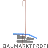 GRAF Lattenpfahl aus 12 mm Rundeisen mit 1 B�gel H�he 100 cm