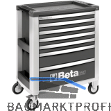 BETA Werkzeugwagen C39G Aluminium grau 800 x 500 x 971 mm 7 Schubladen