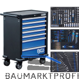 BGS Werkzeugwagen 994 x 699 x 458 mm 263-teilig 7 Schubladen