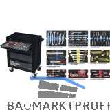 WGB Werkzeugwagen 143 466 x 712 x 943 mm 140-teilig 5 Schubladen