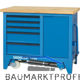 GEDORE Rollwerkbank 1505 1100 x 652 x 900 mm 5 Schubladen
