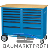 GEDORE Rollwerkbank 1506 XL 1250 x 985 x 550 mm 18 Schubladen