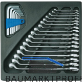 GEDORE Ring-Maulschl�ssel-Satz 1500 ES-1 B in 2/3 ES-Modul 25-teilig