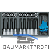 GEDORE Satz Schraubendrehereins�tze 1/2"1500 ES-ITX19LKP in 1/3 ES-Modul 18-tlg.