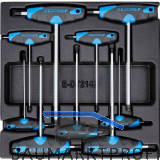 GEDORE Winkelschraubendreher-Satz 1500 ES-DT 2142 in 2/3 ES-Modul 9-teilig