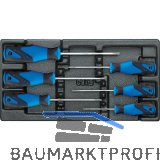 GEDORE Schraubendreher-Satz 1500 ES-2163 TX in 1/3 ES-Modul 6-teilig