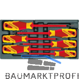GEDORE VDE Schraubendreher-Satz 1500 ES-VDE 2170 PZ in 1/3 ES-Modul 6-teilig