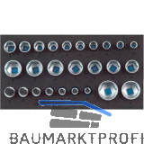 GEDORE Satz Steckschl�ssel-Eins�tze 1/2" 1500 CT1-19 in 1/3 CT-Modul 26-teilig
