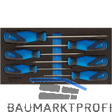 GEDORE Schraubendreher-Satz 1500 CT1-2150 PZ in 1/3 CT-Modul 6-tlg