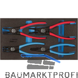 GEDORE Montage-Zangen-Satz 1500 CT1-8000 in 1/3 CT-Modul 6-teilig