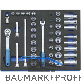 GEDORE Steckschl�ssel-Satz 3/8" 2005 CT2-D 30 in 2/4 CT-Modul 43-teilig