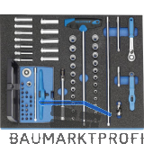 GEDORE Steckschl�ssel-Satz 1/4" 2005 CT2-D 20 in 2/4 CT-Modul 67-teilig