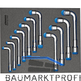 GEDORE Doppelsteckschl�ssel-Satz 2005 CT2-25PK in 2/4 CT-Modul 11-teilig