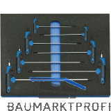 GEDORE Winkelschraubendreher-Satz 2005 CT2-2143 KTX in 2/4 CT-Modul 7-tlg
