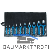 GEDORE Henkellocheisen-Satz 5703 DIN 7200 A i. Kunststoffrolltasche 7-teilig