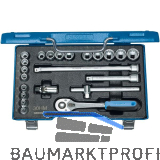 GEDORE Steckschl�ssel-Satz 30HMU-10 3/8"vierkant mit Umschaltknarre 22-teilig