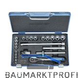 GEDORE Steckschl�ssel-Satz D30HMU-3 3/8"vierkant mit Umschaltknarre 22-teilig