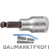 GEDORE Schraubendreher-Einsatz Kugelkopf IN19K 1/2"vierkant 7 mm sechskant