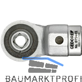 GEDORE Aufsteckknarre 16 Z 8754-02 Aufnahme � 16 mm 1/2" vierkant