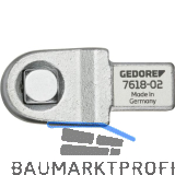 GEDORE Einsteckvierkant 7618-02 1/2" vierkant Aufnahme 14 x 18 mm