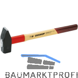 GEDORE Sicherheits Vorschlaghammer 609H Rotband Plus 8000 g Hickory Stiel 900 mm