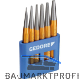 GEDORE Durchtreiber-Satz 113 achtkant 6-teilig im PVC-Halter