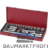 WGB Steckschl�ssel-Satz No. 3880 1/2" vierkant mit Umschaltknarre 29-teilig