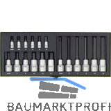 PROXXON Steckschl�ssel-Satz 1/4" und 1/2" Hex 18-teilig