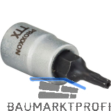 PROXXON Schraubendreher-Einsatz 1/4" vierkant mit Bohrung TX 25