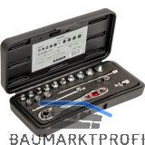 BAHCO Steckschl�ssel-Satz R6725MK 1/4"vierkant mit Umschaltknarre 19-teilig