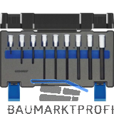 GEDORE Schraubendreher-Einsatz-Satz lang IN19-009 1/2"vierkant 9-teilig