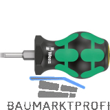 WERA Vergaser Schraubendreher Stubby 335 1.0 x 5.5 x 24.5 mm Schlitz