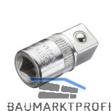 GEDORE Vergr��erungsst�ck 2030 DIN3123 1/4"vierkant 1/4"auf 3/8"