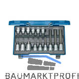 GEDORE Schraubendreher-Einsatz-Satz IN19LKM 1/2"vierkant 15-teilig