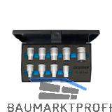 GEDORE Steckschl�ssel-Satz TX19E-09 1/2"vierkant Au�entorx� 9-teilig