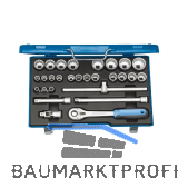 GEDORE Steckschl�ssel-Satz D 19 VMU-10 1/2"vierkant mit Umschaltknarre 28-teilig