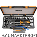 BETA Steckschl�ssel-Satz 920A/C20X 1/2"vierkant mit Umschaltknarre 25-teilig