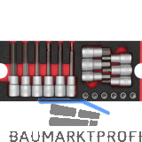 WGB Moflex Modul S Steckschl�ssel-Garnitur 6200 18-teilig