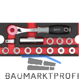 WGB Moflex Modul S Go-Through-Steckschl�sselgarnitur 6370 13-teilig