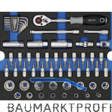 WGB Moflex Modul L Steckschl�ssel-Garnitur 6430 55-teilig