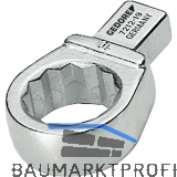 GEDORE Einsteckringschl�ssel 7212-08 Aufnahme 9 x 12 vierkant 8 mm