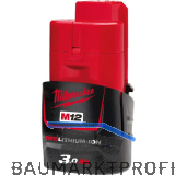 MILWAUKEE Akku / Ersatzakku M12 B3 12 Volt / 3,0 Ah Red Li-Ion