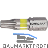 BOHRCRAFT Bit-Einsatz mit Farbring 1/4"sechskant TX 10/25 mm Torx�