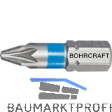 BOHRCRAFT Bit-Einsatz mit Farbring 1/4"sechskant PZ 1 L�nge 25 mm