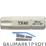 WERA Bit-Einsatz 867/1 HF 1/4" sechskant TX 40/25 mm Torx�